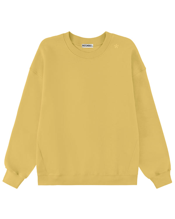 żółta bawełniana bluza damska premium