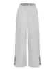 damskie spodnie dresowe poszerzane z bawełny organicznej