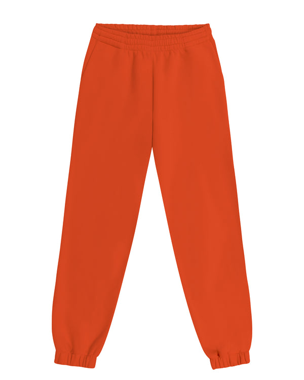 pomarańczowe spodnie bawełniane 
